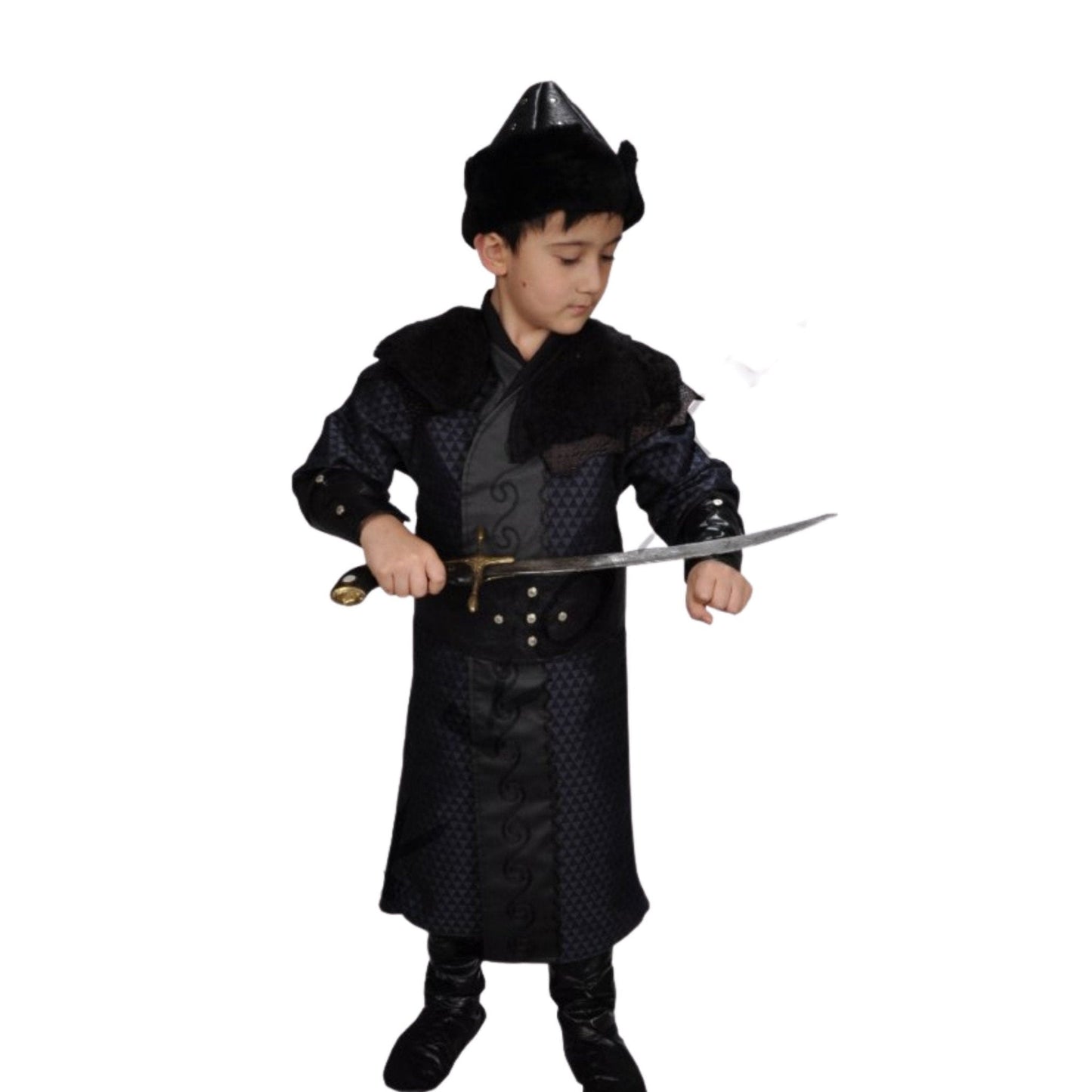 Bamsi Alp Children's Baby Costume | Kids Dirilis ERTUGRUL Ghazi Costume with Bamsi Belt Included | Complete Set of 8 - Turkish TV Series