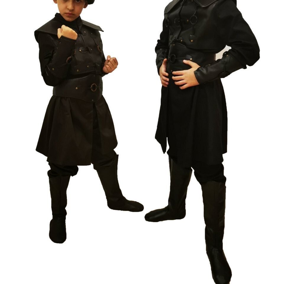 Dirilis Ertugrul Gazi Costume Set - Authentic Kayi Tribe Ottoman Historical Apparel - For Men and Kids - Set of - Turkish TV Series