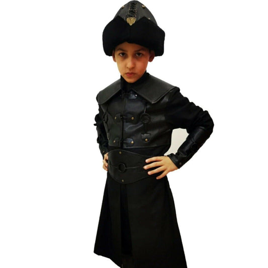 Dirilis Ertugrul Gazi Costume Set - Authentic Kayi Tribe Ottoman Historical Apparel - For Men and Kids - Set of - Turkish TV Series