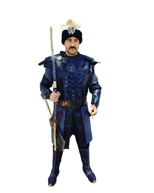 Ertugrul Armor Ertuğrul Gazi Leather Combat Costume Armor | Ertugrul Clothing Mens | Kayi Tribe Ottoman Historical Ertugrul Gift - Turkish TV Series