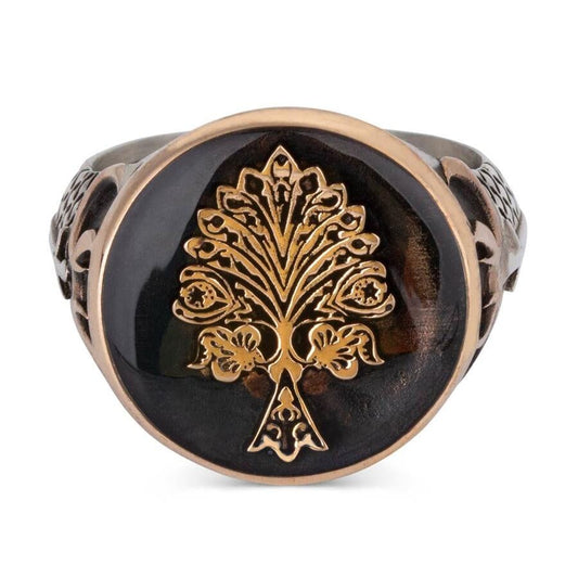 HALIME HATUN Ertugrul's Wife Original Dirilis Ring for Womens, 925 Sterling Silver Handmade Ring - Turkish TV Series