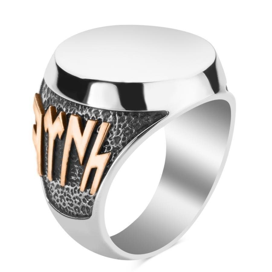 Personalized Alparslan Buyuk Selcuklu Ring, Seljuk Eagle Great Seljuk 925 Sterling Silver Ring, HANDMADE &PERSONALIZED Gift - Turkish TV Series