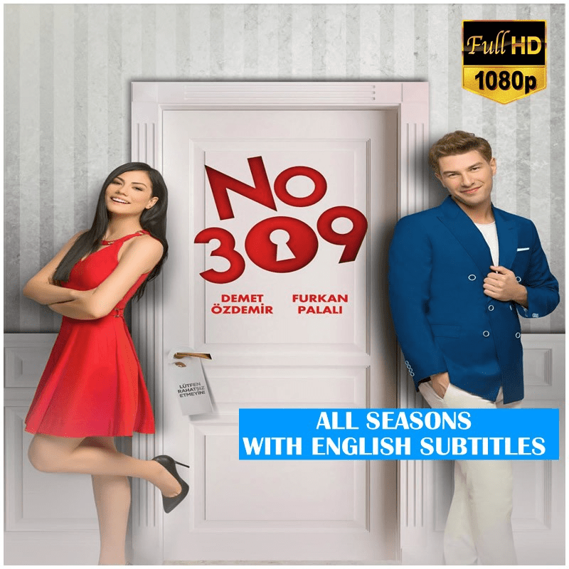 Room Number 309 - Complete Series (All Seasons, 65 Episodes) in Full HD | English, German, French, Italian, Spanish Subtitles on USB | No Ads - Turkish TV Series