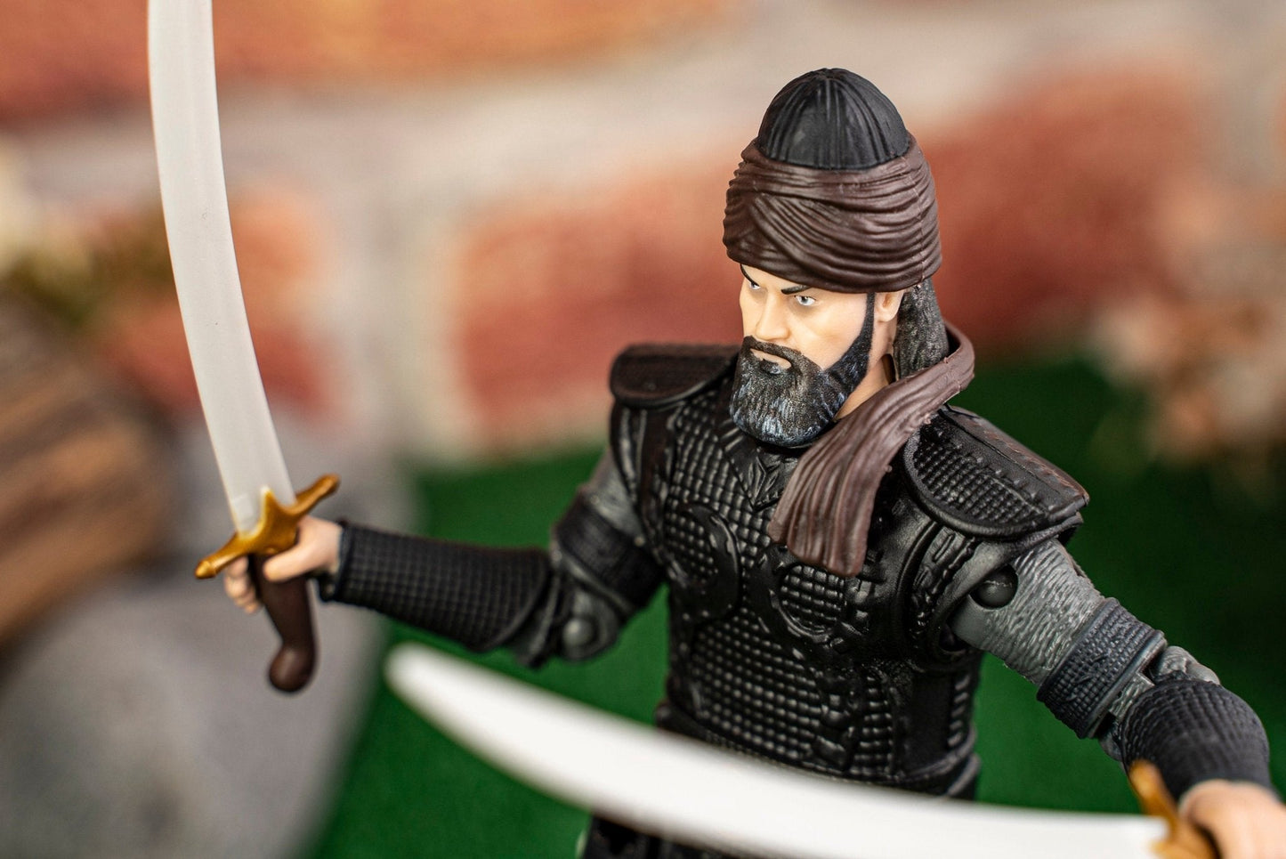 Set of 3 Dirilis Ertugrul Ghazi Toy Turgut Bey Bamsi Alp Action Figure - Ressurection TV Series Inspired Gift - Turkish TV Series