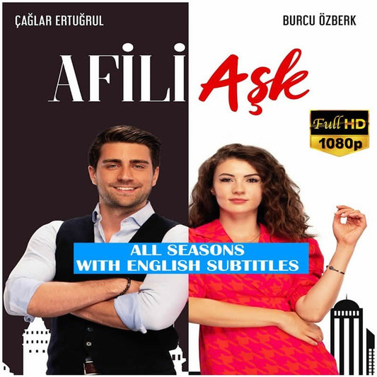 Afili Ask (Fancy Love) * All Seasons * All Episodes (38 Episodes) Full HD * Eng - De - Fr - Ita - Spa Subs on USB * No Ads - Turkish TV Series