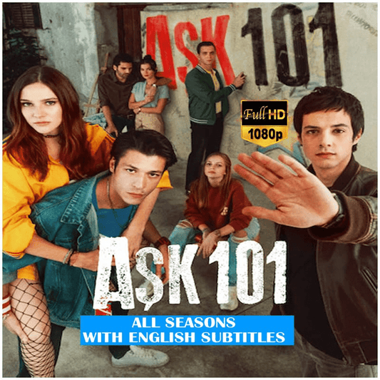 Ask 101 (Love 101) – All Seasons & Episodes (16 Episodes) Full HD 1080p – USB with English, Italian, Spanish, German, French Subtitles – No Ads - Turkish TV Series