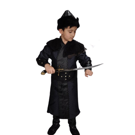 Bamsi Alp Children's Baby Costume | Kids Dirilis ERTUGRUL Ghazi Costume with Bamsi Belt Included | Complete Set of 8 - Turkish TV Series