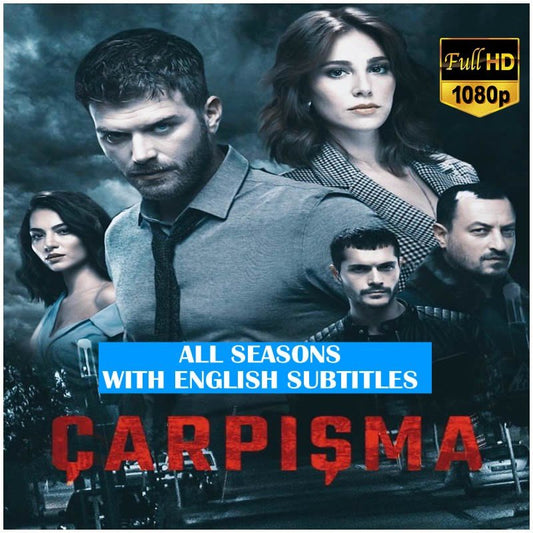 Carpisma (Crash) Complete Series | All Seasons, 24 Episodes in Full HD 1080P with English Subtitles on USB | Ad - Free - Turkish TV Series