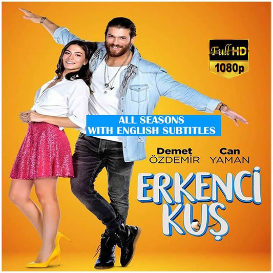 Digital Download Erkenci Kus (Early Bird - Daydreamer) with English Subtitles - Complete Series - 51 Episodes - Full HD - Ad - Free - Turkish TV Series