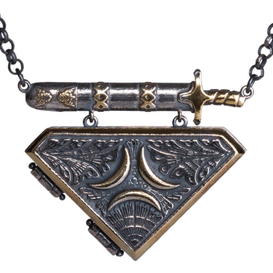 Dirilis Ertugrul Double - Sided Silver Amulet Necklace | Kayi Tribe Handmade 925 Sterling Silver | Turkish Series Gift for Men - Turkish TV Series