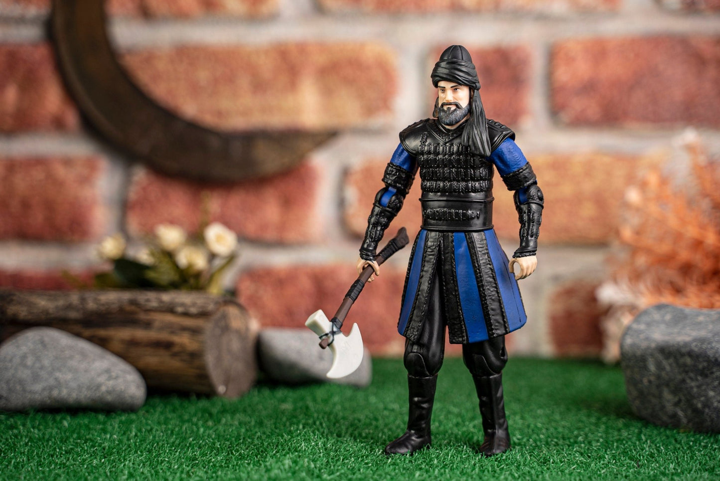 Dirilis Ertugrul Ghazi Toy Turgut Bey Bamsi Alp Action Figure - Ressurection TV Series Inspired Toys - Turkish TV Series