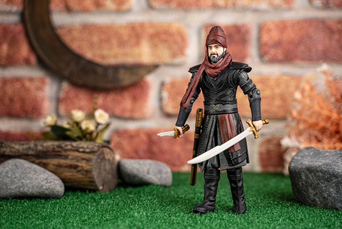 Dirilis Ertugrul Ghazi Toy Turgut Bey Bamsi Alp Action Figure - Ressurection TV Series Inspired Toys - Turkish TV Series