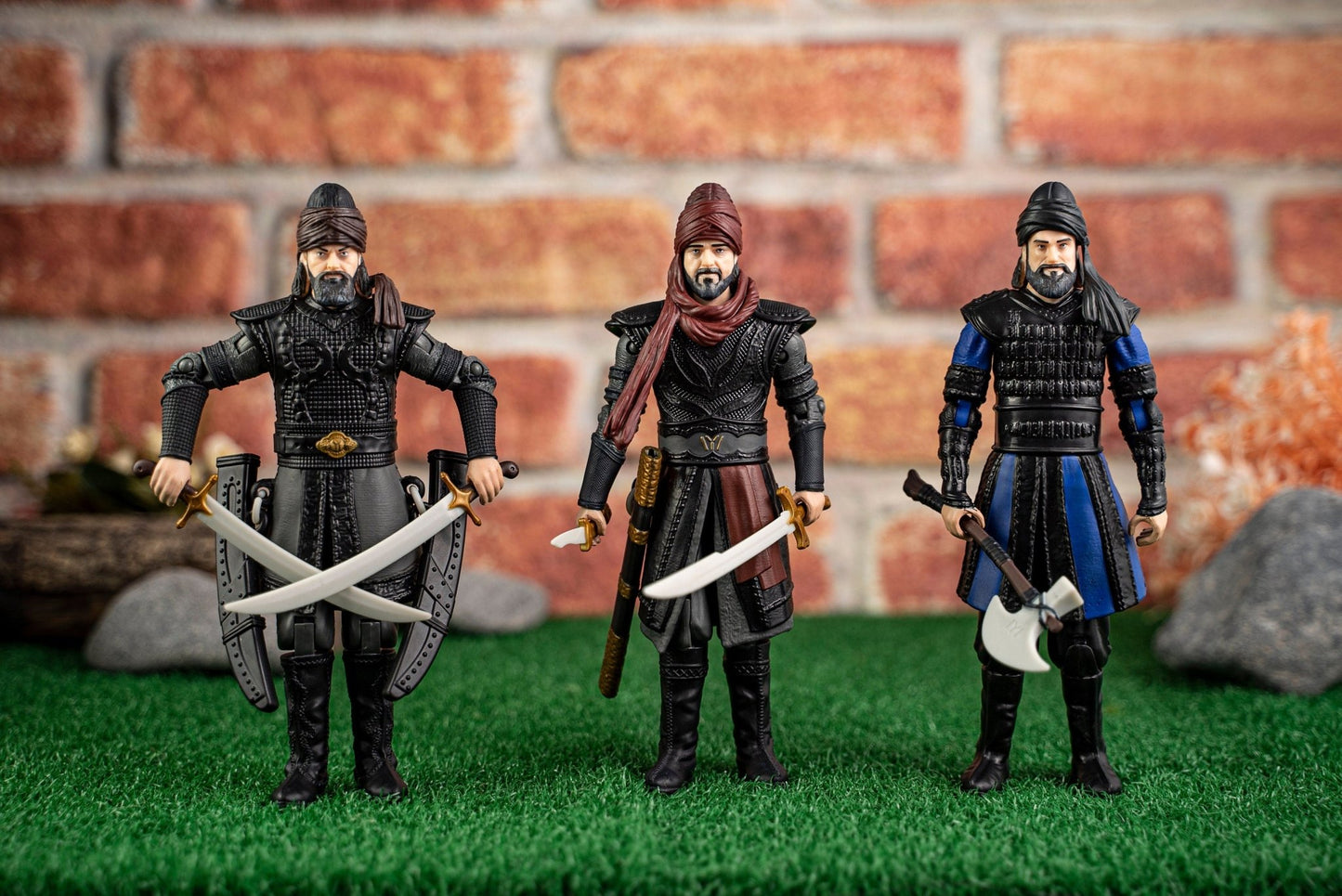 Dirilis Ertugrul Ghazi Toy Turgut Bey Bamsi Alp Action Figure - Ressurection TV Series Inspired Toys - Turkish TV Series