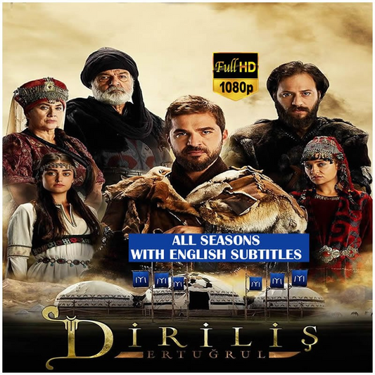 Digital Product Dirilis Ertugrul Resurrection with English Subtitles Complete Series Full HD 1080p - Ad-Free