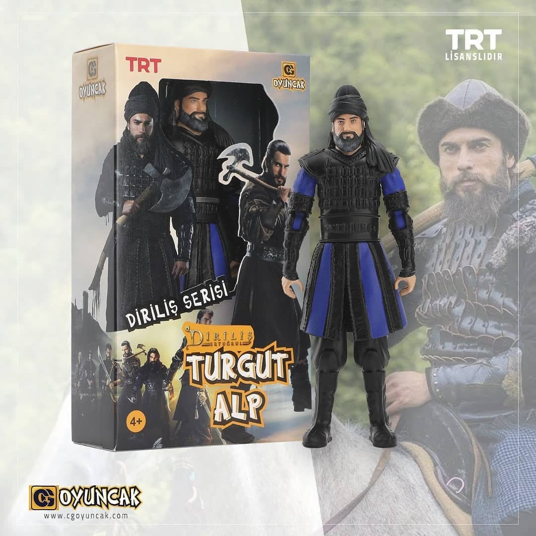 Dirilis Ertugrul Series Ertugrul Gazi Turgut Bey Bamsi Alp Action Figure | Authentic Collectible Toy - Turkish TV Series