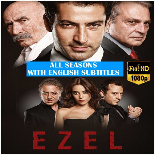 Ezel Complete Series USB - All Seasons, 71 Episodes - Full HD 1080P - Multi - Language Subtitles - No Ads - Turkish TV Series