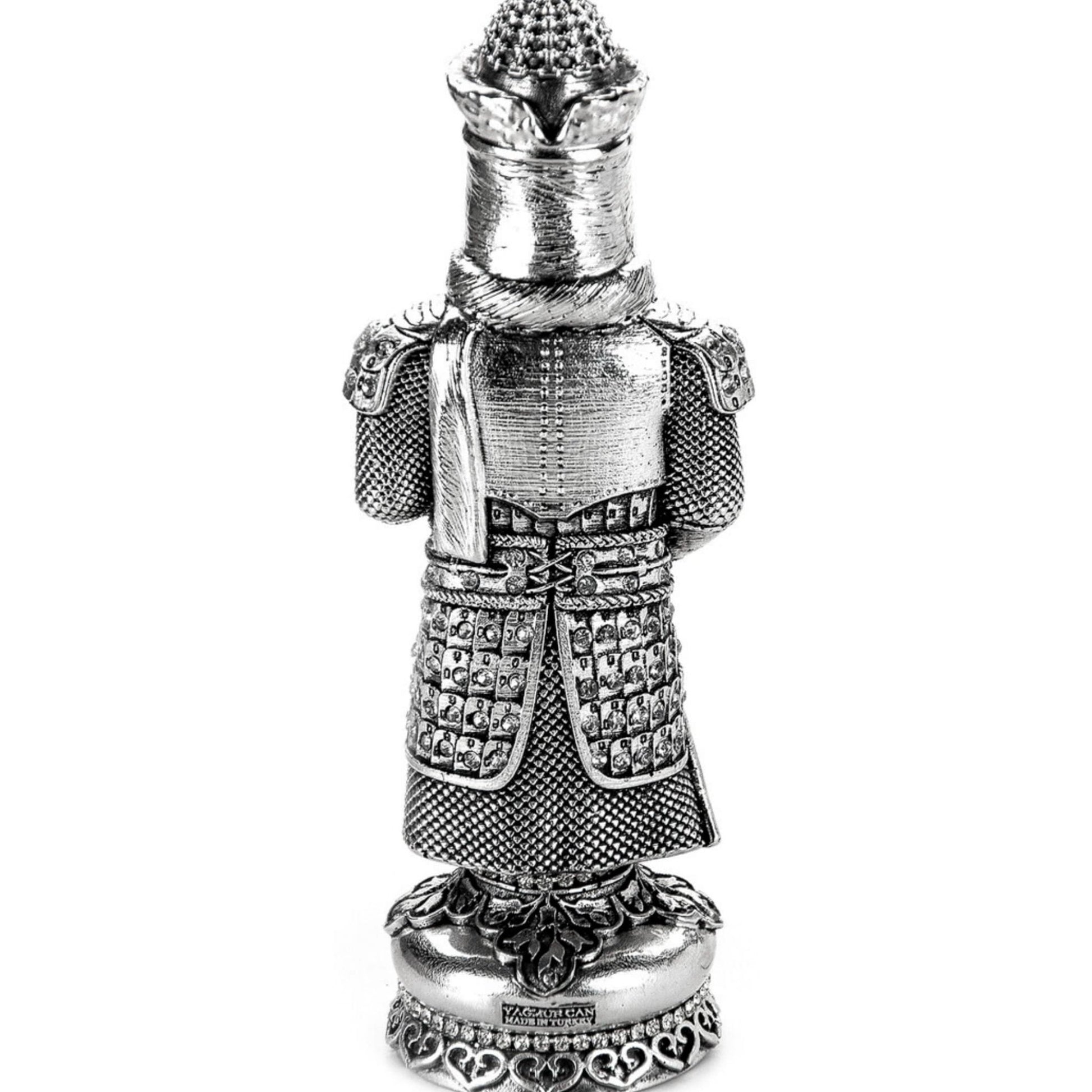 Handmade Ertugrul Ghazi Armor Statue Gift Silver Color/Zinc and Copper Alloy Handcrafted Metal Statue/220mm Heavy Material 700gr Dirilis Toy - Turkish TV Series