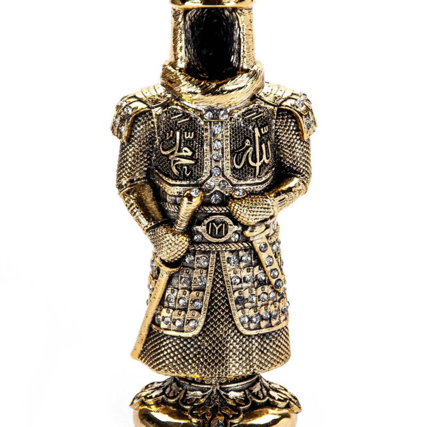 Handmade Ertugrul Ghazi Armor Statue Gift Silver Color/Zinc and Copper Alloy Handcrafted Metal Statue/220mm Heavy Material 700gr Dirilis Toy - Turkish TV Series