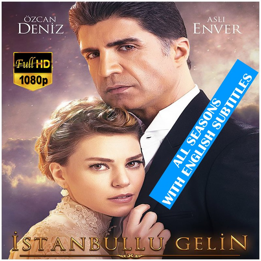 Série complète de la Mariée d'Istanbul | Les 87 épisodes en Full 1080HD avec des sous-titres anglais parfaits | « Istanbullu Gelin » sur des clés USB | Histoire vraie turque toutes saisons
