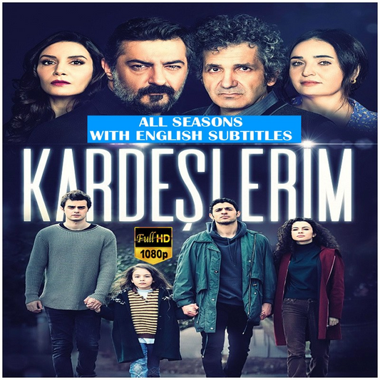 Kardeslerim (Meine Geschwister) Komplette Serie mit englischen Untertiteln USB (Full HD, 56 Episoden, mehrsprachige Untertitel)