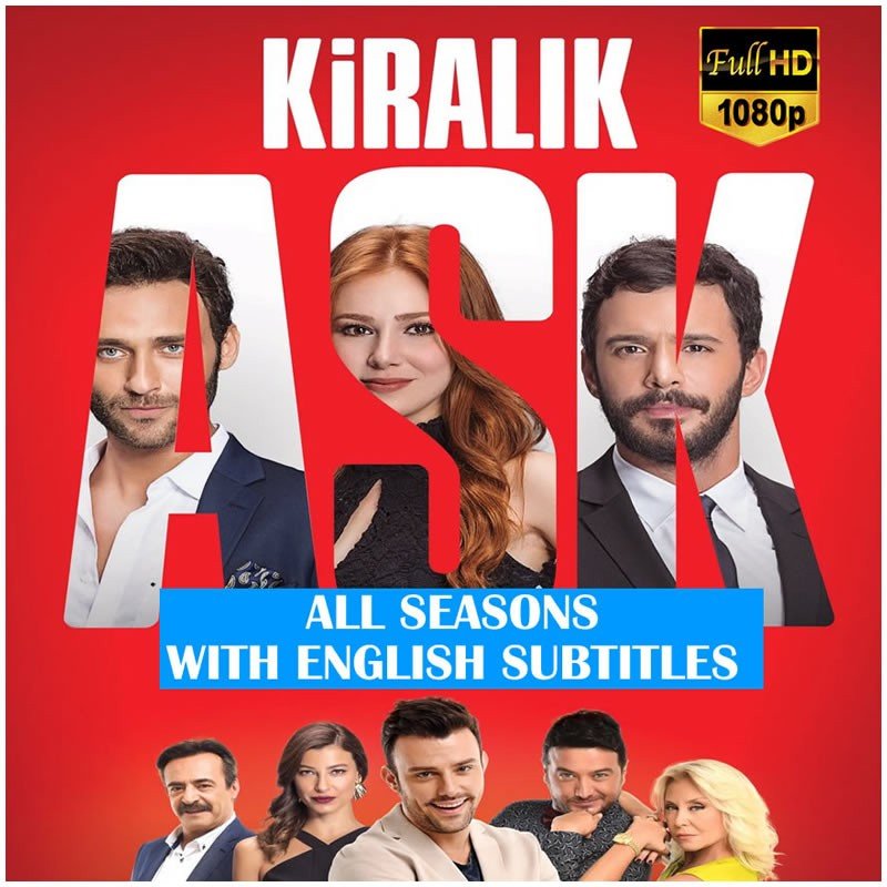 Kiralik Ask (Love for Rent) * All Seasons * All Episodes (69 Episodes) Full HD * English/Italiano/Spanish/Deutsch/French Subtitles in USB * No Ads - Turkish TV Series