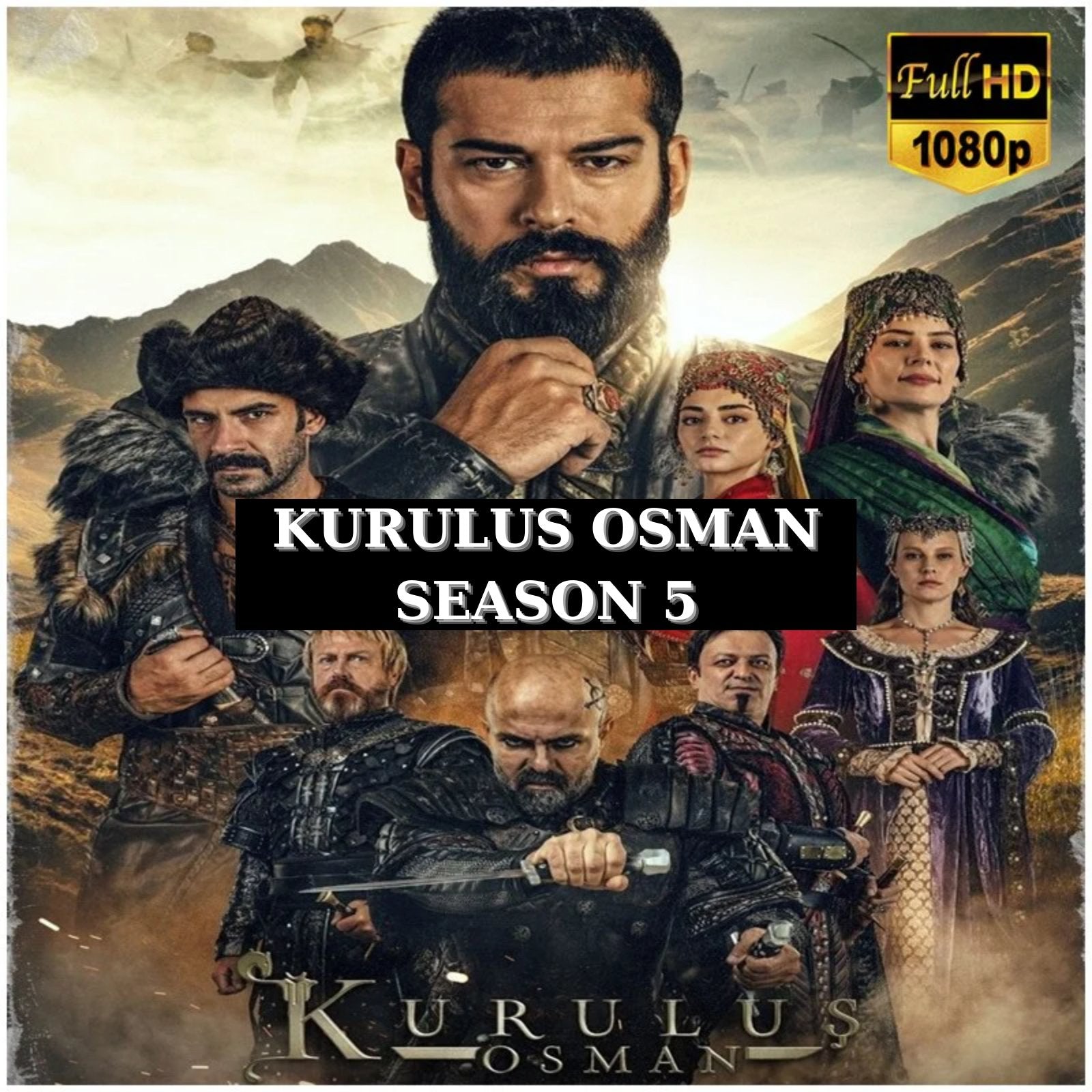 Kurulus Osman Season 4 & 5 & 6 (Episode 99 - 180) with English Arabic German French Italiano Subtitles - USB Flash Drive - Turkish TV Series