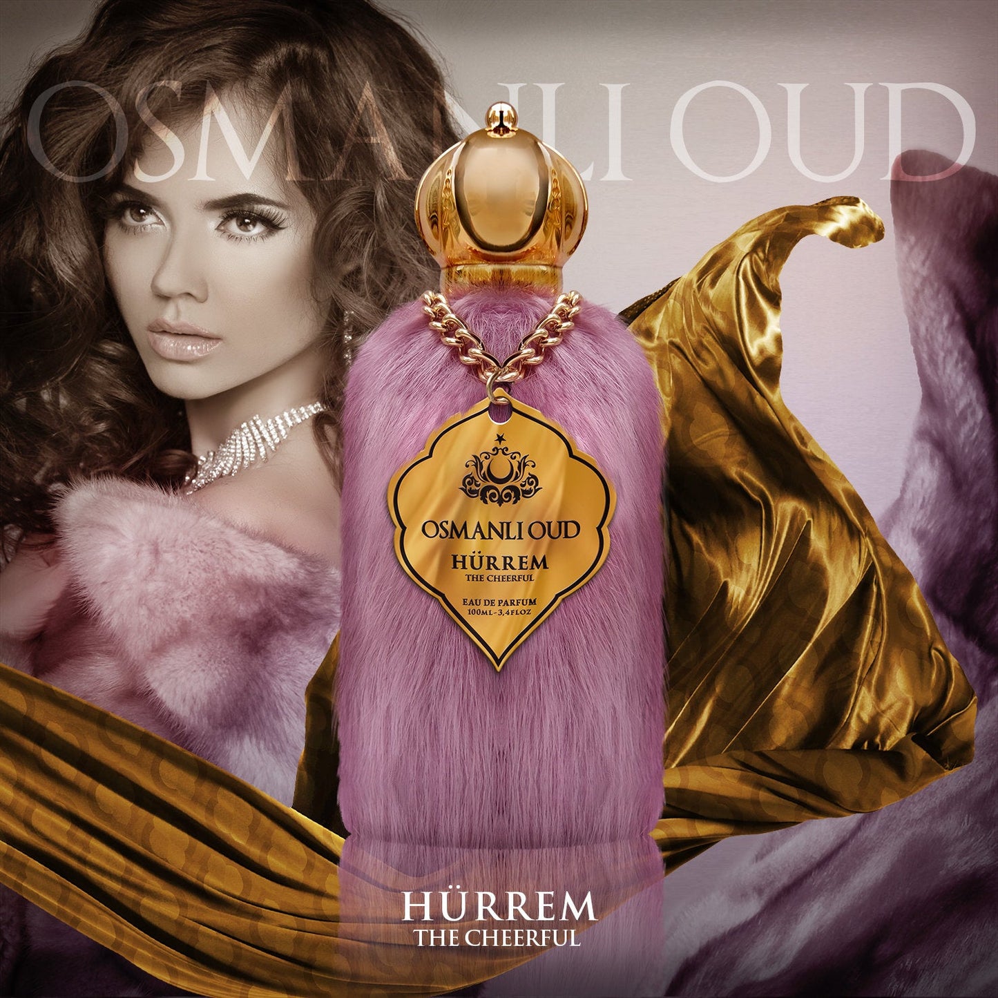 Osmanli Oud Hurrem Original Perfume, Womens The Magnificent Century Hurrem The Cheerfull Edp Perfume for Womens,100 ml Ottoman Oud - Turkish TV Series