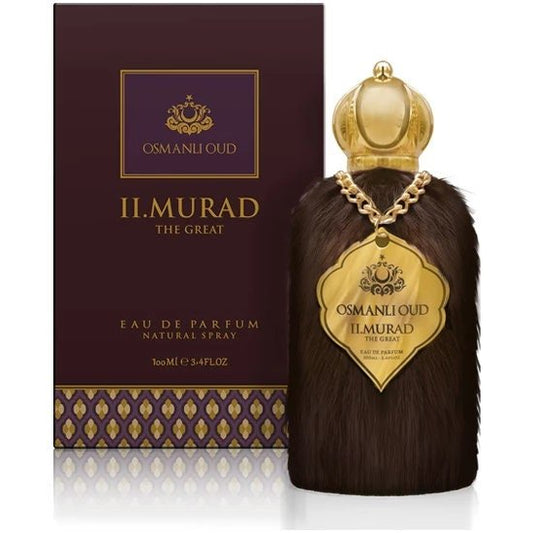 Osmanli Oud II.Murad the Great Perfume for Men, 100 ml EDP Original Magnificent Century Product, Ottoman Misk - Turkish TV Series