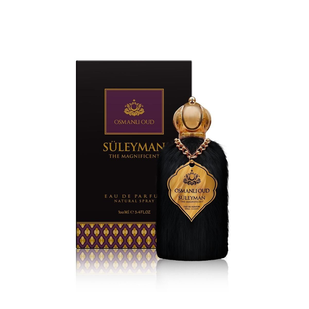 Osmanli Oud Suleyman Sultans Original Perfume - Osmanli Oud Misk for Men - The Magnificent EDP - 100 ml Ottoman Oud Licensed Perfume - Turkish TV Series