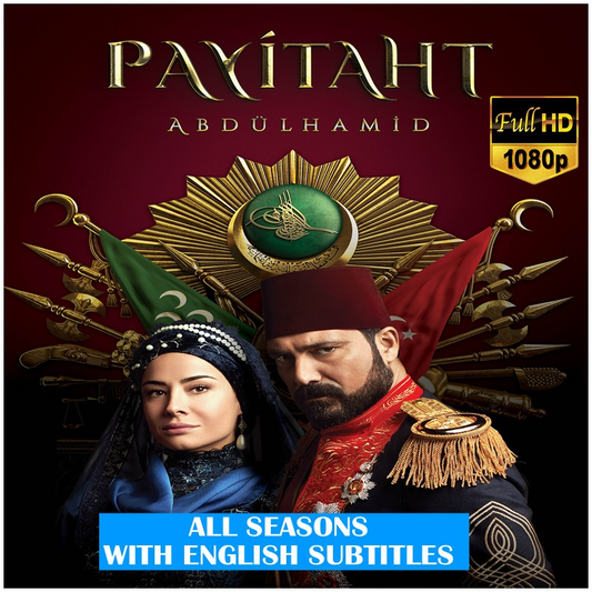 Payitaht Abdulhamid (Der letzte Kaiser) * Alle Staffeln * Alle Folgen (154 Folgen) Full HD 1080p * Englische / Italienische / Spanische / Deutsche / Französische Untertitel auf USB * Keine Werbung