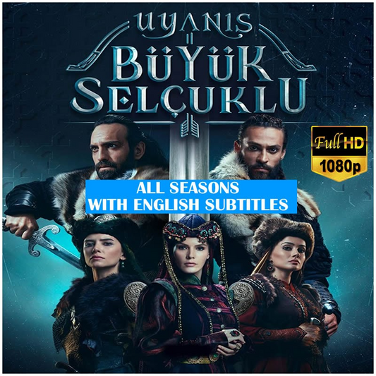 Uyanis Buyuk Selcuklu (The Great Seljuks) * All Seasons * All Episodes (34 Episodes) Full HD 1080p * English / Italiano / Spanish / Deutsch / French Subtitles in USB  * No Ads