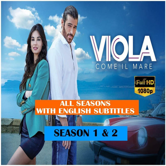 Viola Come Il Mare DVD All 2 Seasons All Episodes *Complete* with English Subtitles | Purple Like the Sea Can Yaman Original Voices with Subtitles - Turkish TV Series