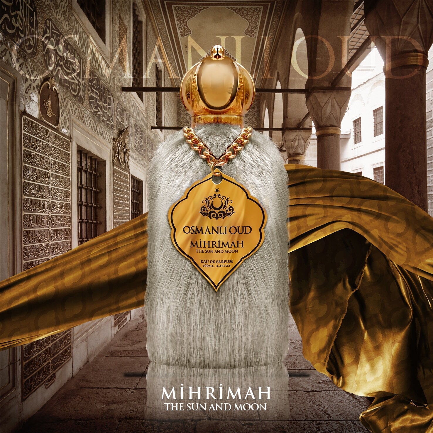 Womens The Magnificent Century Mihrimah The Sun And Moon Edp Perfume , 100 ml Ottoman Oud Licensed Perfume for Womens - Turkish TV Series