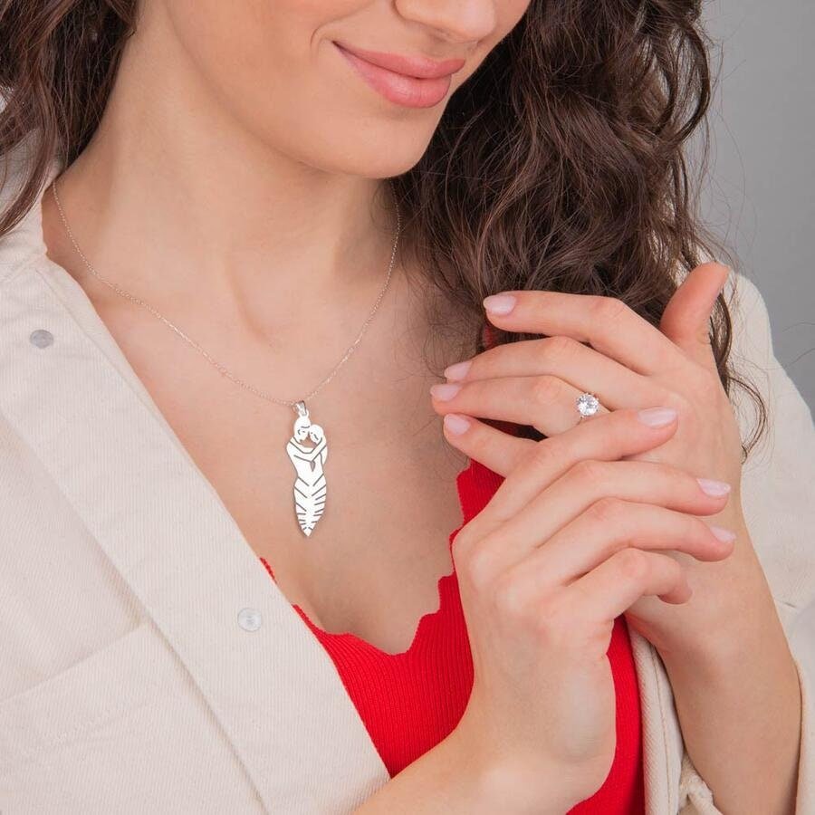 Zümrüdüanka - The Phoenix Series Silver Womens Necklace Turkish Series Necklace Gift for Him/Her - Turkish TV Series