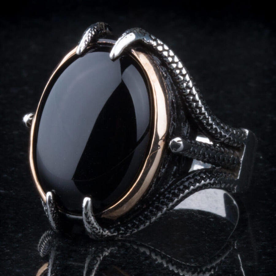 Cukur Yucel 925 Sterling Silber handgefertigter Ring | Lizenzierte türkische TV-Serie | Personalisiertes Geschenk für Männer