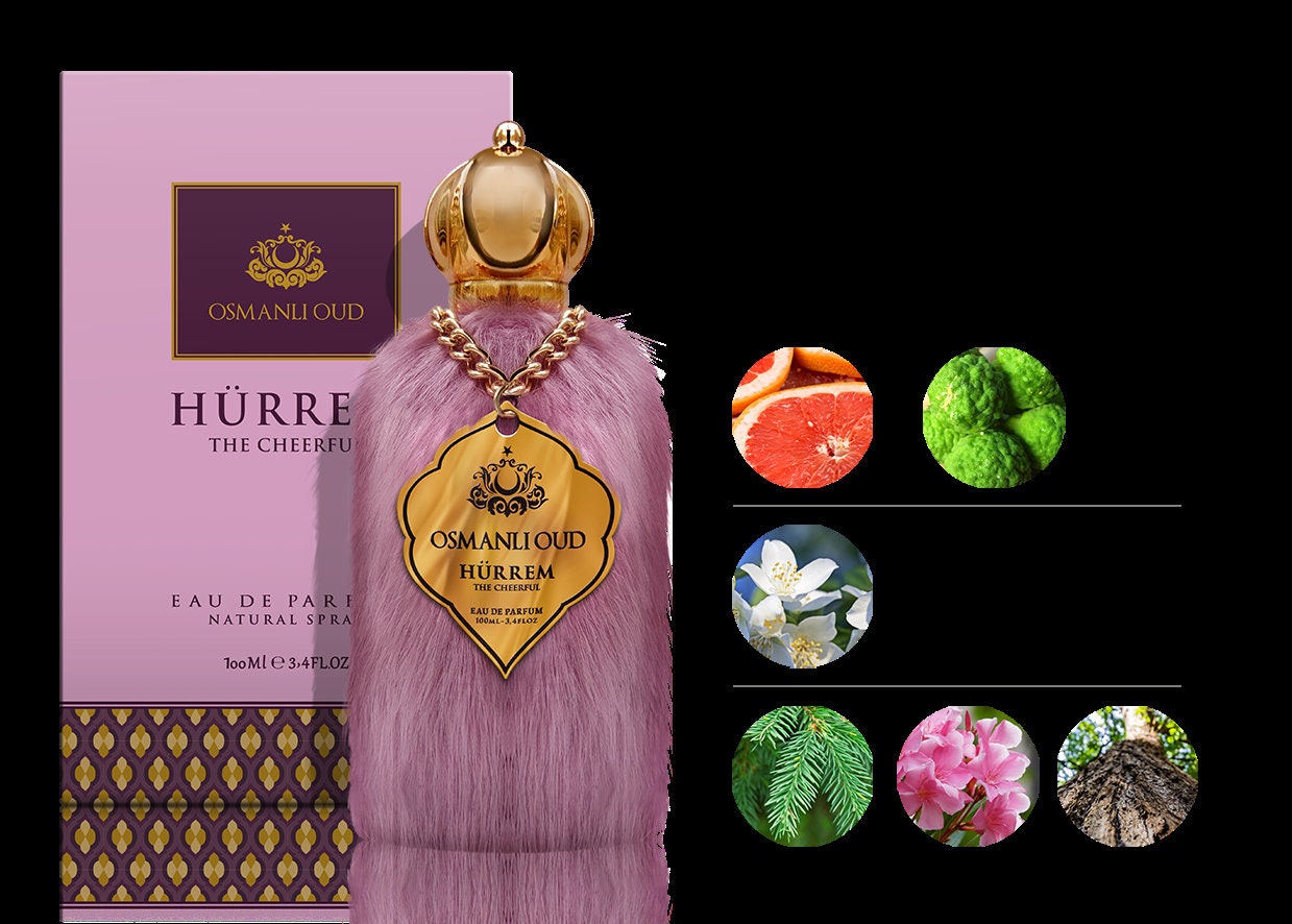 Hurrem and Suleiman Original Perfume SET OF 2, Hurrem "The Cheerful" and Sultan Suleiman "The Magnificent" Gift Set for Lovers, Original Set