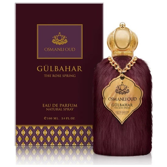 Osmanli Oud Gulbahar Parfum pour Femme, 100 ml Original Magnifique Produit du Siècle "Le Printemps Rose" Parfum